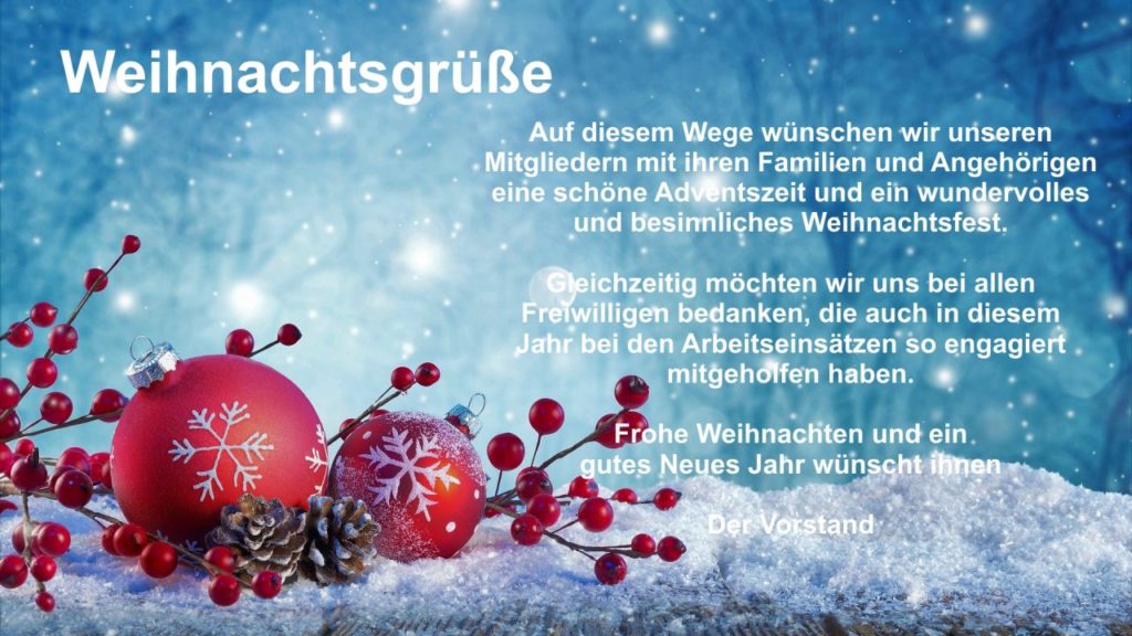 Weihnachstgrüße Merry Christmas 2020 HTV 1896 e.V.